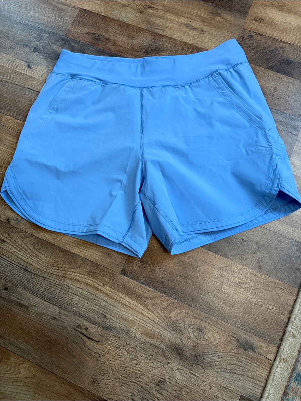 Lands' End Sky Blue Women's Athletic Shorts